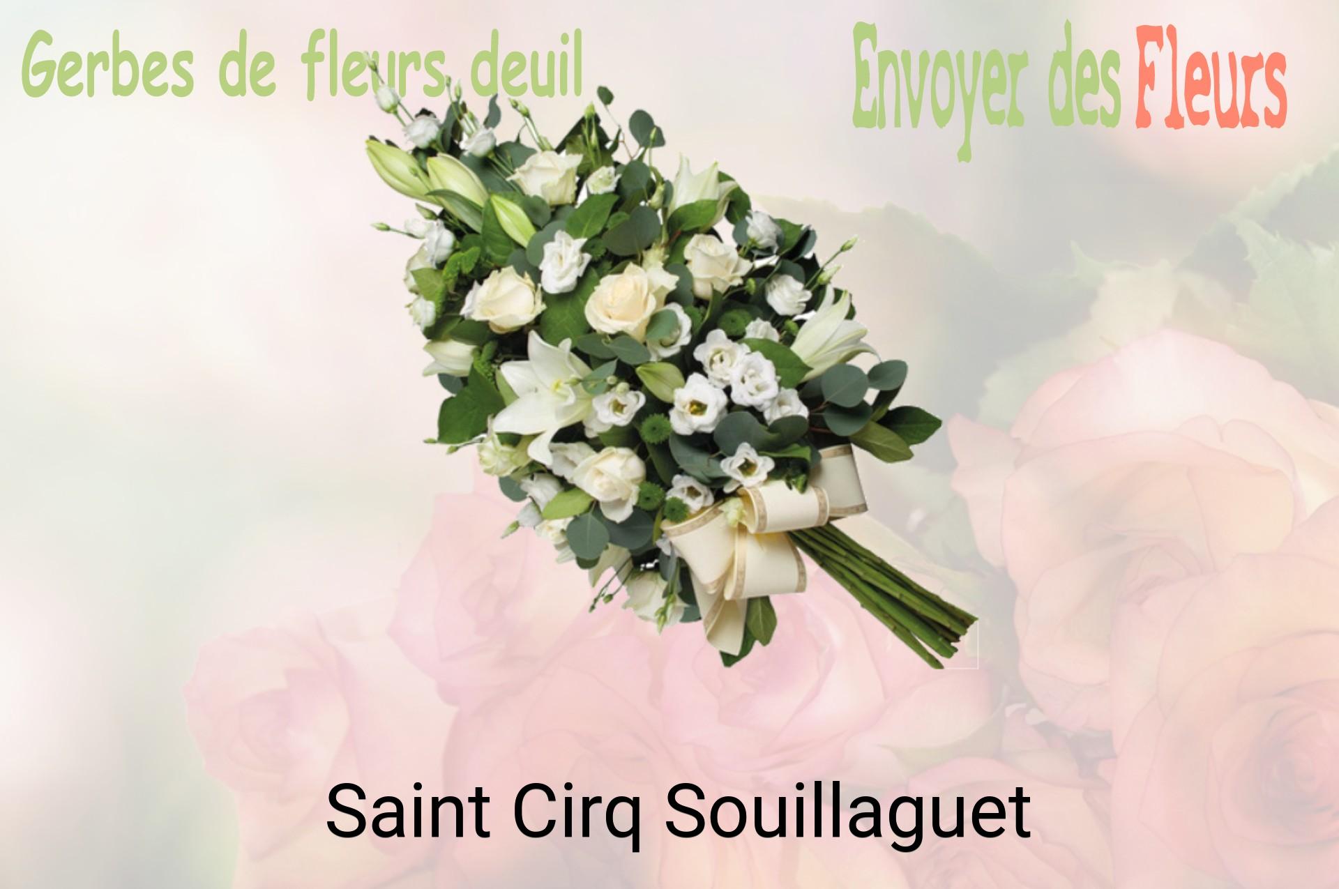 Gerbe de fleurs de deuil livrée à Saint-Cirq-Souillaguet